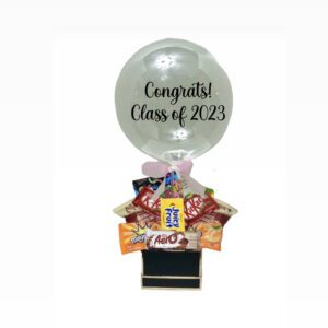 A balloon with the words " congrats class of 2 0 2 3 ".