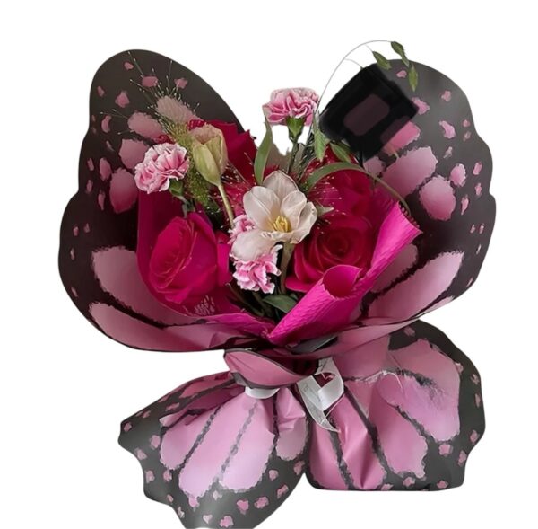 Butterfly in Bloom Bouquet - Vibrant